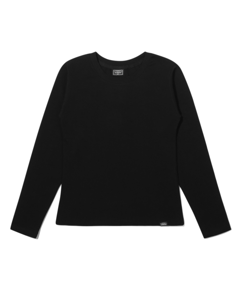 PEID(ペイド)の「PD ベーシック スリムフィット 長袖Tシャツ 2色(Tシャツ/カットソー・レディース・ブラック/ホワイト・X-SMALL/SMALL/MEDIUM)」の1枚目の写真