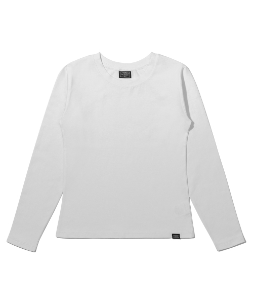 PEID(ペイド)の「PD ベーシック スリムフィット 長袖Tシャツ 2色(Tシャツ/カットソー・レディース・ブラック/ホワイト・X-SMALL/SMALL/MEDIUM)」の4枚目の写真