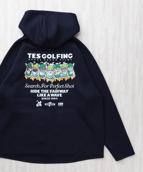 The Endless Summer(エンドレスサマー)の「TES GOLF TECH ZIP PK 7BUHI / フルジップパーカー(その他アウター・メンズ・カーキ/オフホワイト/グレー/ネイビー/ブラック・SMALL/MEDIUM/LARGE/X-LARGE/XX-LARGE)」の5枚目の写真