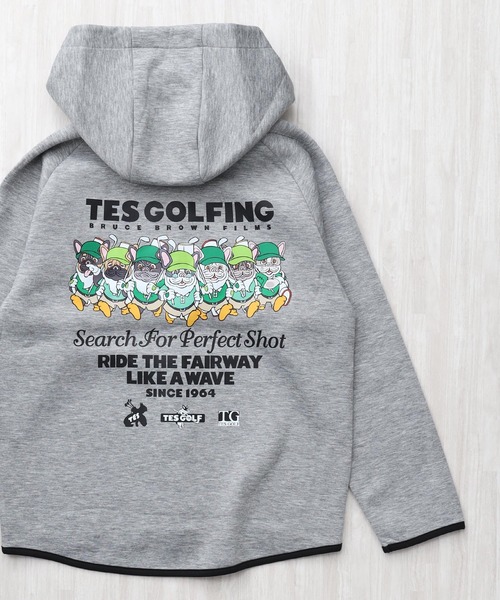 The Endless Summer(エンドレスサマー)の「TES GOLF TECH ZIP PK 7BUHI / フルジップパーカー(その他アウター・メンズ・カーキ/オフホワイト/グレー/ネイビー/ブラック・SMALL/MEDIUM/LARGE/X-LARGE/XX-LARGE)」の3枚目の写真
