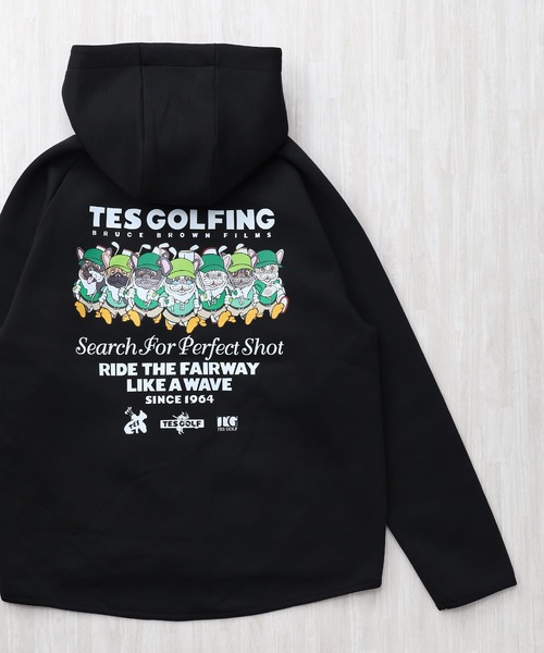 The Endless Summer(エンドレスサマー)の「TES GOLF TECH ZIP PK 7BUHI / フルジップパーカー(その他アウター・メンズ・カーキ/オフホワイト/グレー/ネイビー/ブラック・SMALL/MEDIUM/LARGE/X-LARGE/XX-LARGE)」の1枚目の写真