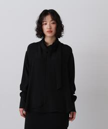 YLEVE / SILK BOWTIE BLOUSE