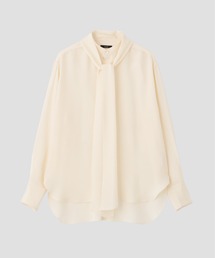 YLEVE / SILK BOWTIE BLOUSE