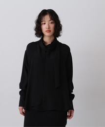 YLEVE / SILK BOWTIE BLOUSE