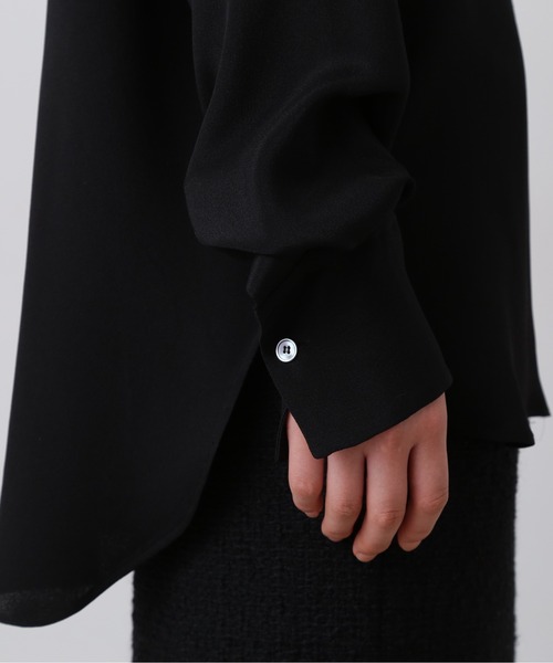 YLEVE(イレーヴ)の「YLEVE / SILK BOWTIE BLOUSE(シャツ/ブラウス・レディース・ホワイト/ブラック・0/1)」の13枚目の写真