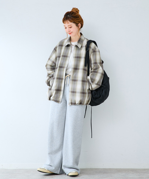 B.C STOCK(ベーセーストック)の「オンブレチェック ZIPUP SHIRTS BZ(ブルゾン・メンズ・チャコールグレー/サックスブルー/グリーン・MEDIUM/LARGE)」の20枚目の写真
