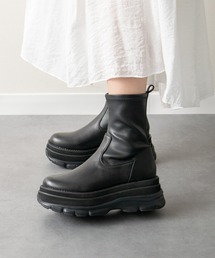 【INTER-CHAUSSURES】ボリュームソールストレッチブーツ(I3007N)