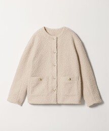 【WEB限定】ナッピング ノーカラージャケット