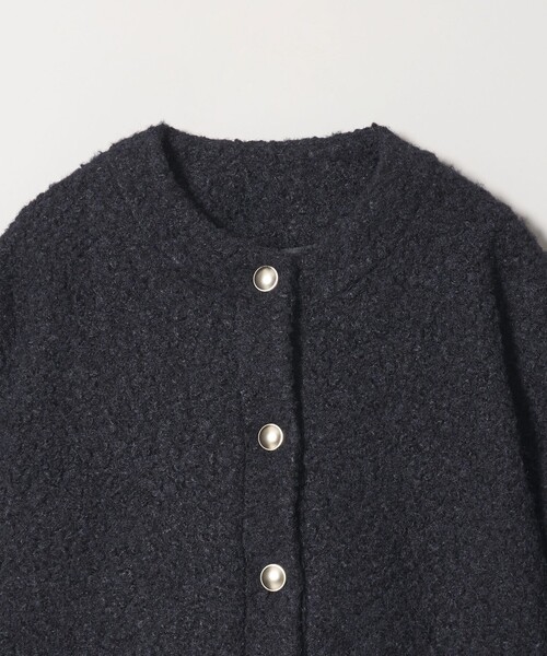 BEAUTY&YOUTH UNITED ARROWS(ビューティーアンドユースユナイテッドアローズ)の「【WEB限定】ナッピング ノーカラージャケット(ノーカラージャケット・レディース・ベージュ/ネイビー・S/M)」の6枚目の写真