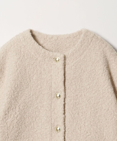 BEAUTY&YOUTH UNITED ARROWS(ビューティーアンドユースユナイテッドアローズ)の「【WEB限定】ナッピング ノーカラージャケット(ノーカラージャケット・レディース・ベージュ/ネイビー・S/M)」の15枚目の写真