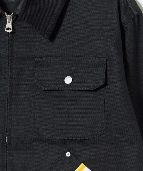 GRIP SWANY(グリップスワニー)の「GRIP SWANY/グリップスワニー × Dickies/ディッキーズ DUCK PAINTER JACKET ペインタージャケット ダック地 ストリート アメカジ メンズ 2026年秋冬 秋服 冬服(その他アウター・メンズ・ブラック・L)」の5枚目の写真
