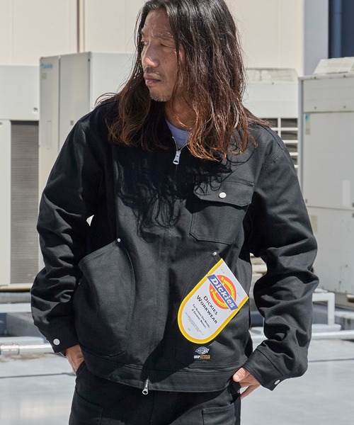 GRIP SWANY(グリップスワニー)の「GRIP SWANY/グリップスワニー × Dickies/ディッキーズ DUCK PAINTER JACKET ペインタージャケット ダック地 ストリート アメカジ メンズ 2026年秋冬 秋服 冬服(その他アウター・メンズ・ブラック・L)」の17枚目の写真