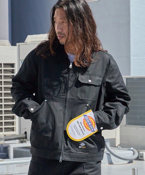 GRIP SWANY(グリップスワニー)の「GRIP SWANY/グリップスワニー × Dickies/ディッキーズ DUCK PAINTER JACKET ペインタージャケット ダック地 ストリート アメカジ メンズ 2026年秋冬 秋服 冬服(その他アウター・メンズ・ブラック・L)」の18枚目の写真