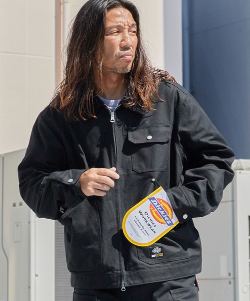 GRIP SWANY(グリップスワニー)の「GRIP SWANY/グリップスワニー × Dickies/ディッキーズ DUCK PAINTER JACKET ペインタージャケット ダック地 ストリート アメカジ メンズ 2026年秋冬 秋服 冬服(その他アウター・メンズ・ブラック・L)」の19枚目の写真