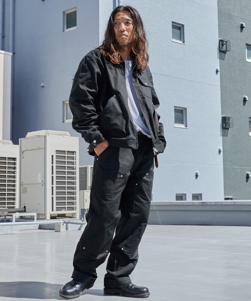 GRIP SWANY(グリップスワニー)の「GRIP SWANY/グリップスワニー × Dickies/ディッキーズ DUCK PAINTER JACKET ペインタージャケット ダック地 ストリート アメカジ メンズ 2026年秋冬 秋服 冬服(その他アウター・メンズ・ブラック・L)」の13枚目の写真