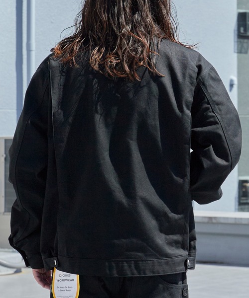 GRIP SWANY(グリップスワニー)の「GRIP SWANY/グリップスワニー × Dickies/ディッキーズ DUCK PAINTER JACKET ペインタージャケット ダック地 ストリート アメカジ メンズ 2026年秋冬 秋服 冬服(その他アウター・メンズ・ブラック・L)」の15枚目の写真
