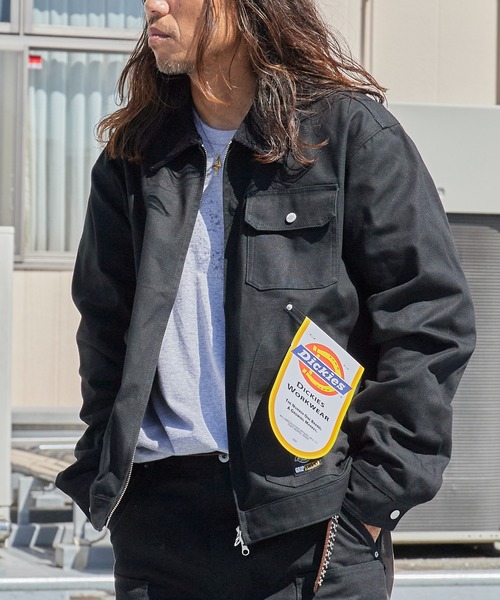 GRIP SWANY(グリップスワニー)の「GRIP SWANY/グリップスワニー × Dickies/ディッキーズ DUCK PAINTER JACKET ペインタージャケット ダック地 ストリート アメカジ メンズ 2026年秋冬 秋服 冬服(その他アウター・メンズ・ブラック・L)」の16枚目の写真