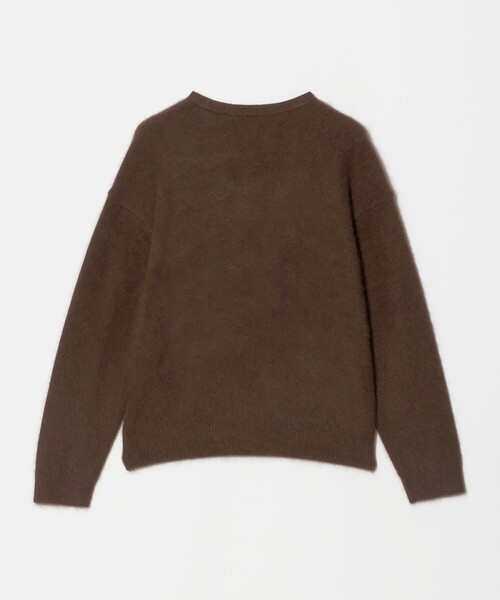 BEAUTY&YOUTH UNITED ARROWS(ビューティーアンドユースユナイテッドアローズ)の「フォックスカシミヤブレンド Vネック ニットプルオーバー(ニット/セーター・レディース・ブラック/ダークブラウン/ナチュラル/レッド・FREE)」の5枚目の写真