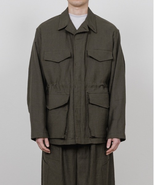 marka(マーカ)の「【MARKAWARE/marka/マーカ】MILITARY JACKET(ミリタリージャケット・メンズ・ブラック/オリーブ・1/2)」の1枚目の写真