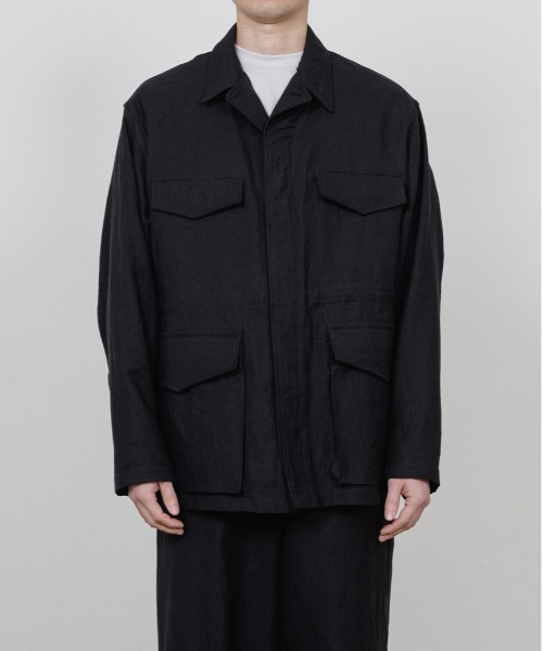 marka(マーカ)の「【MARKAWARE/marka/マーカ】MILITARY JACKET(ミリタリージャケット・メンズ・ブラック/オリーブ・1/2)」の2枚目の写真