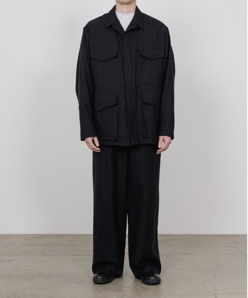 marka(マーカ)の「【MARKAWARE/marka/マーカ】MILITARY JACKET(ミリタリージャケット・メンズ・ブラック/オリーブ・1/2)」の6枚目の写真