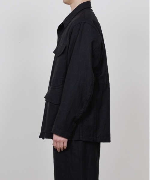 marka(マーカ)の「【MARKAWARE/marka/マーカ】MILITARY JACKET(ミリタリージャケット・メンズ・ブラック/オリーブ・1/2)」の3枚目の写真