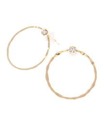 HusHusH | サークルビジューピアス(ピアス（両耳用）)