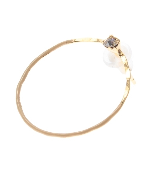 HusHusH（ハッシュアッシュ）の「サークルビジューピアス（ピアス（両耳用）・レディース・レッド/ベージュ/グレー/ブルー・00）」の5枚目の写真