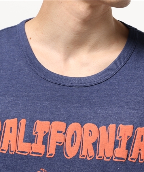 Lens Concave(レンズコンケイブ)の「CALIFORNIA Tee(Tシャツ/カットソー・メンズ・ブルー/ネイビー/グリーン/ピンク/オートミール・2/1/3/0)」の8枚目の写真