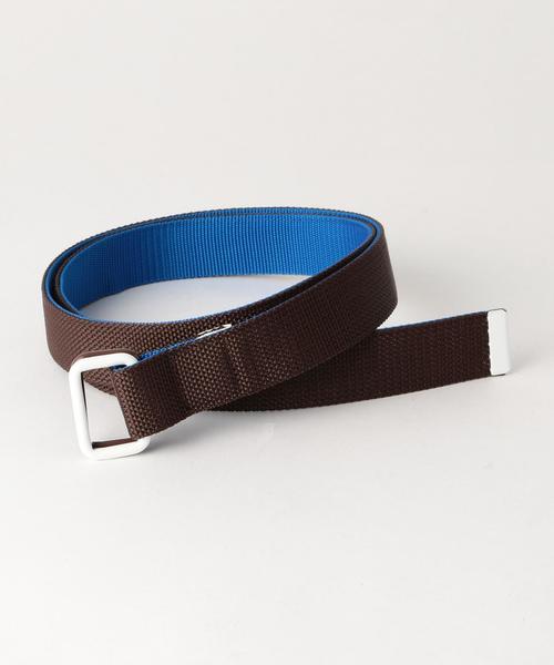 coen（コーエン）の「リバーシブルナイロンベルト（ベルト・メンズ・ダークグレー/ブラウン/ダークグリーン/ネイビー・FREE）」の3枚目の写真
