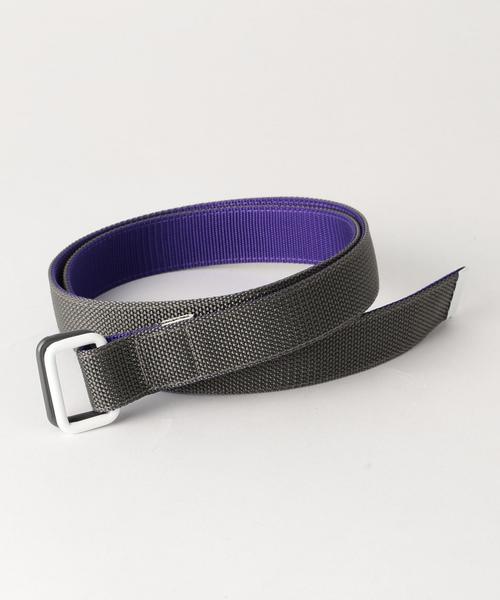 coen（コーエン）の「リバーシブルナイロンベルト（ベルト・メンズ・ダークグレー/ブラウン/ダークグリーン/ネイビー・FREE）」の2枚目の写真