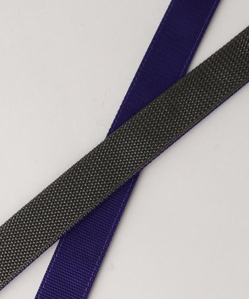 coen（コーエン）の「リバーシブルナイロンベルト（ベルト・メンズ・ダークグレー/ブラウン/ダークグリーン/ネイビー・FREE）」の6枚目の写真