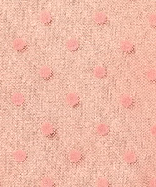 Another Edition（アナザーエディション）の「フロッキードットチュール8分袖プルオーバー/ AEBFC ﾌﾛｯｷｰ DOT TULLE  T◆（シャツ/ブラウス・レディース・ブラック/ピンク・FREE）」の10枚目の写真