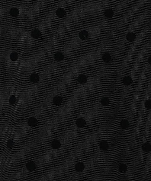 Another Edition（アナザーエディション）の「フロッキードットチュール8分袖プルオーバー/ AEBFC ﾌﾛｯｷｰ DOT TULLE  T◆（シャツ/ブラウス・レディース・ブラック/ピンク・FREE）」の12枚目の写真