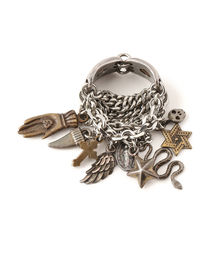 ROYAL FLASH（ロイヤルフラッシュ）の「gunda/ガンダ/TAROT CHAIN RING/RF　タロット チェーンリング（リング）」