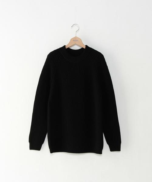 BATONER（バトナー）の「＜BATONER＞ BATS/ﾆｯﾄ（ニット/セーター・メンズ・ブラック/グレー/ワインレッド/ダークグリーン・1/2）」の2枚目の写真