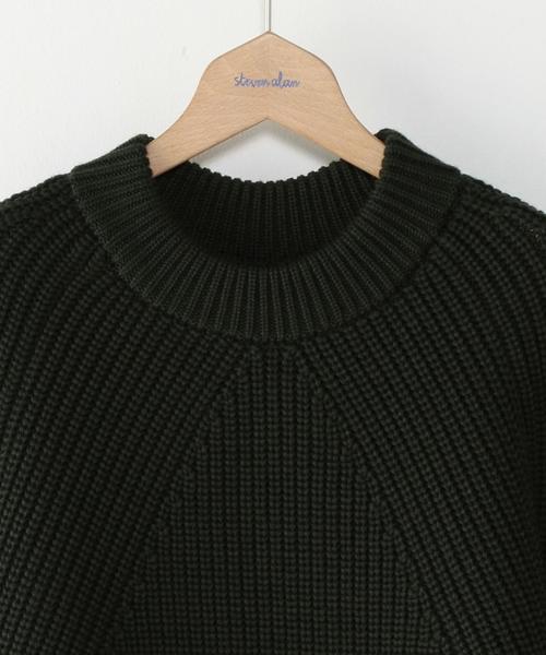 BATONER（バトナー）の「＜BATONER＞ BATS/ﾆｯﾄ（ニット/セーター・メンズ・ブラック/グレー/ワインレッド/ダークグリーン・1/2）」の6枚目の写真
