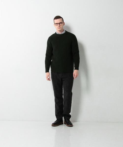 BATONER（バトナー）の「＜BATONER＞ BATS/ﾆｯﾄ（ニット/セーター・メンズ・ブラック/グレー/ワインレッド/ダークグリーン・1/2）」の10枚目の写真