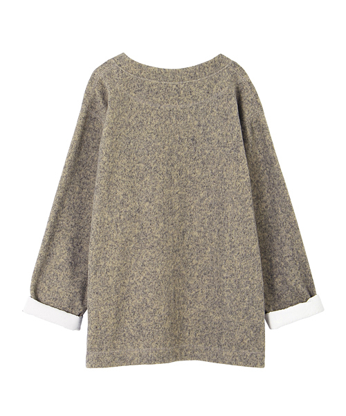 Ne-net（ネネット）の「S ふわふわニットソー（Tシャツ/カットソー・レディース・ベージュ/ネイビー・02）」の3枚目の写真