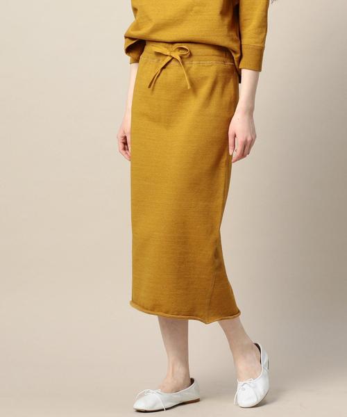 BEAUTY&YOUTH UNITED ARROWS(ビューティーアンドユースユナイテッドアローズ)の「BY∴ ヘビースウェットタイトスカート ◆(スカート・レディース・オフホワイト/ネイビー/マスタード・FREE)」の3枚目の写真