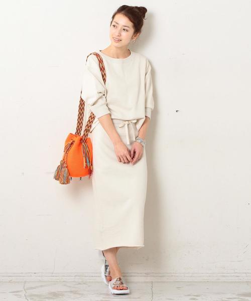 BEAUTY&YOUTH UNITED ARROWS(ビューティーアンドユースユナイテッドアローズ)の「BY∴ ヘビースウェットタイトスカート ◆(スカート・レディース・オフホワイト/ネイビー/マスタード・FREE)」の10枚目の写真