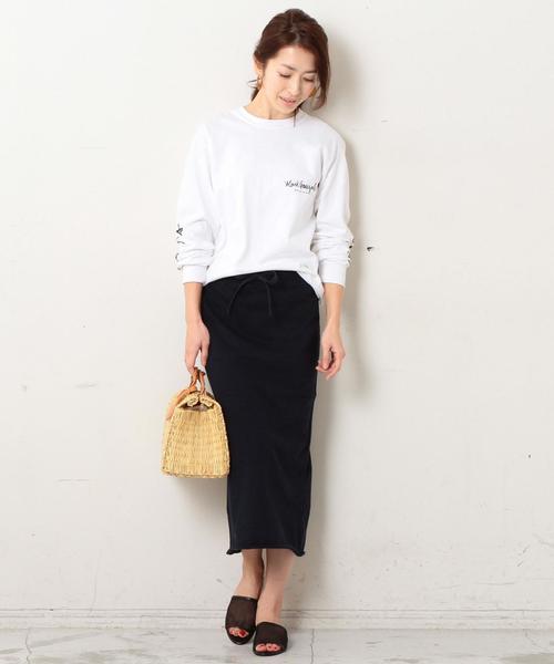 BEAUTY&YOUTH UNITED ARROWS(ビューティーアンドユースユナイテッドアローズ)の「BY∴ ヘビースウェットタイトスカート ◆(スカート・レディース・オフホワイト/ネイビー/マスタード・FREE)」の11枚目の写真