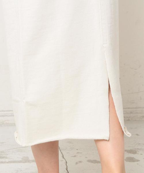 BEAUTY&YOUTH UNITED ARROWS(ビューティーアンドユースユナイテッドアローズ)の「BY∴ ヘビースウェットタイトスカート ◆(スカート・レディース・オフホワイト/ネイビー/マスタード・FREE)」の7枚目の写真