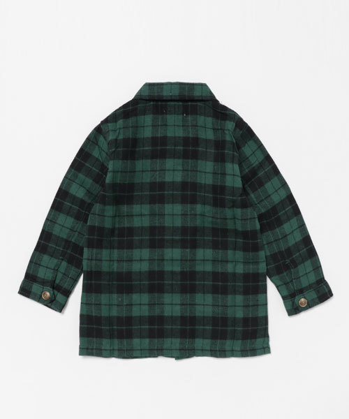 earth music&ecology(アースミュージックアンドエコロジー)の「シャツガウン(カーディガン/ボレロ・キッズ・グリーン/レッド・110/120/100)」の3枚目の写真