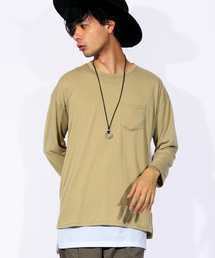 8(eight) | ネックレス付き ロングカットソー タンクトップ付き(Tシャツ/カットソー)