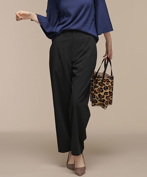 NANO universe（ナノユニバース）の「TRセミストレートパンツ（その他パンツ・レディース・ブラック/レッド系その他/その他1・36/38）」の13枚目の写真