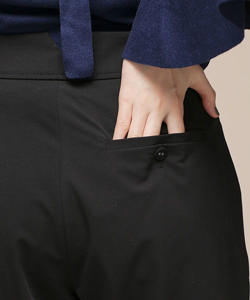 NANO universe（ナノユニバース）の「TRセミストレートパンツ（その他パンツ・レディース・ブラック/レッド系その他/その他1・36/38）」の21枚目の写真