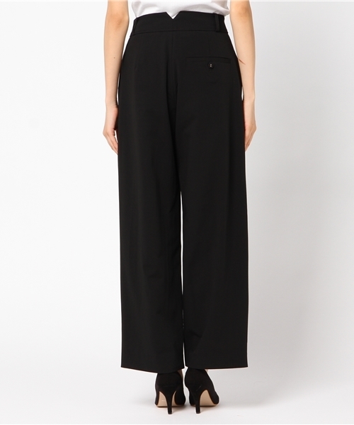 NANO universe（ナノユニバース）の「TRセミストレートパンツ（その他パンツ・レディース・ブラック/レッド系その他/その他1・36/38）」の4枚目の写真