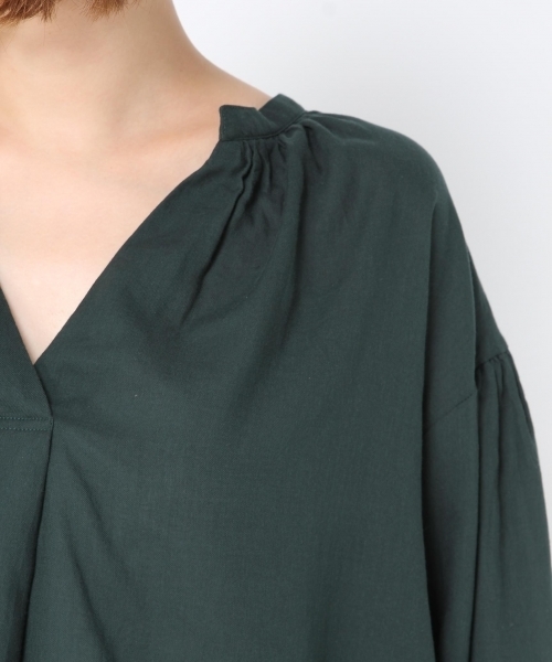 studio CLIP（スタディオクリップ）の「ビエラスキッパーブラウス（シャツ/ブラウス・レディース・オフホワイト/イエロー/グリーン・MEDIUM/LARGE）」の7枚目の写真