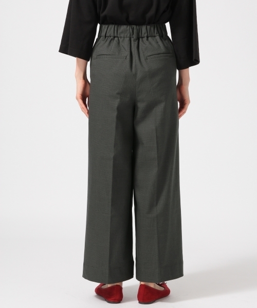 GLOBAL WORK（グローバルワーク）の「チェックワイドパンツ/770047（その他パンツ・レディース・ダークグレー/ダークブラウン・SMALL/MEDIUM/LARGE）」の14枚目の写真